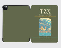 Thumbnail for Trabzon Airport (TZX) design on green army ipad tablet case