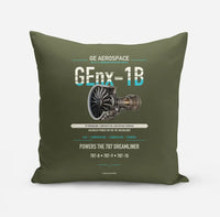 Thumbnail for GEnx-1B design on green army pillow