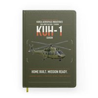 Thumbnail for Korea Aerospace Industries KUH-1 Surion design on green army notebook