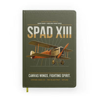 Thumbnail for SPAD XIII design on green army notebook
