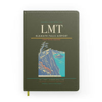 Thumbnail for Klamath Falls Airport (LMT) design on green army notebook