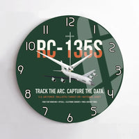 Thumbnail for RC-135S Cobra Ball design on dark green no frame wall clock