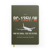 Thumbnail for RC-135V W Rivet Joint design on green army notebook