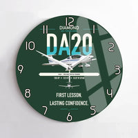 Thumbnail for Diamond DA20 design on dark green no frame wall clock