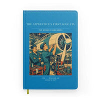 Thumbnail for VINTAGE G4173 - The Apprentice's First Solo Fix - Designed Notebooks design on turquoise