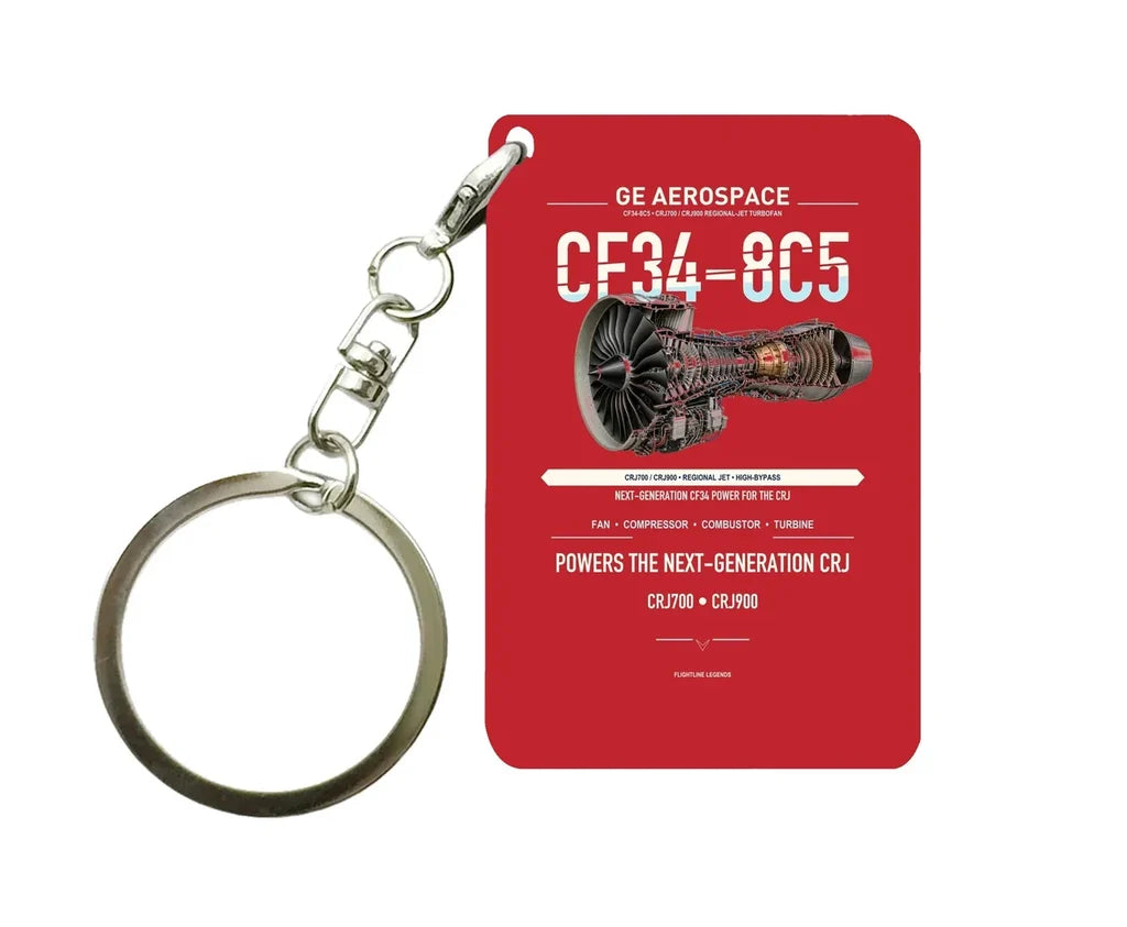 CF34-8C5 Key Chain design on red key chain