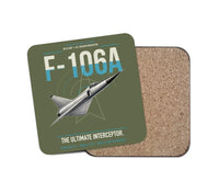 Thumbnail for F-106A Delta Dart design on green army 1 piece coaster