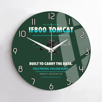 Thumbnail for Inspired Flight IF800 Tomcat design on dark green no frame wall clock