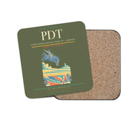 Thumbnail for Eastern Oregon Regional Airport (PDT) design on green army 1 piece coaster