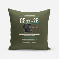 Thumbnail for GEnx-2B design on green army pillow