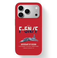Thumbnail for F-5N F Adversary design on red magsafe iphone case, for iPhone 17 Pro