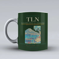 Thumbnail for Toulon-Hyères Airport (TLN) airport code design on dark green ceramic mug