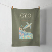 Thumbnail for Vilo Acuña Airport (CYO) design on green army towel