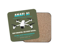 Thumbnail for Parrot ANAFI Ai design on green army 1 piece coaster