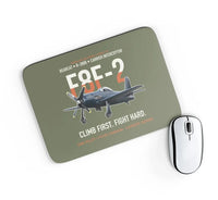 Thumbnail for F8F-2 Bearcat Climb First Fight Hard design on green army rectangle mouse pad