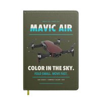 Thumbnail for DJI Mavic Air design on green army notebook