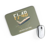 Thumbnail for FJ-4B Fury design on green army rectangle mouse pad