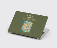 Thumbnail for Girona–Costa Brava Airport (GRO) design on green army MacBook case