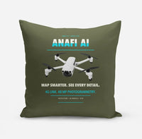 Thumbnail for Parrot ANAFI Ai design on green army pillow