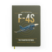 Thumbnail for F-4S Phantom II design on green army notebook