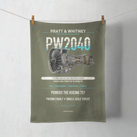 Thumbnail for PW2040 design on green army towel