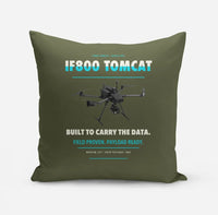 Thumbnail for Inspired Flight IF800 Tomcat design on green army pillow