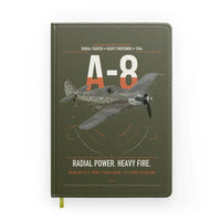 Thumbnail for Focke-Wulf Fw 190A-8 design on green army notebook