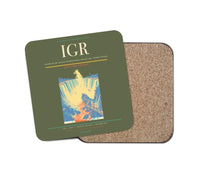 Thumbnail for Cataratas del Iguazu International Airport (IGR) design on green army 1 piece coaster