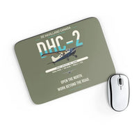 Thumbnail for DHC-2 Beaver Mk I design on green army rectangle mouse pad