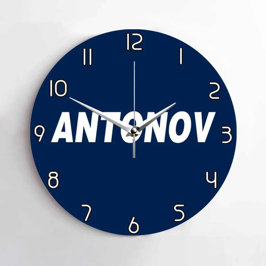 Antonov & Text Wall Clock - view 4
