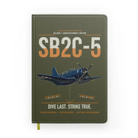 Thumbnail for SB2C-5 Helldiver design on green army notebook