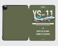 Thumbnail for NAMC YS-11A design on green army ipad tablet case