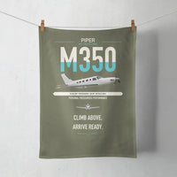 Thumbnail for Piper M350 design on green army towel