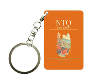 Thumbnail for Noto Airport (NTQ) design on orange key chain