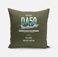 Thumbnail for Diamond DA50 RG design on green army pillow