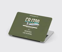 Thumbnail for Bombardier CRJ700 design on green army MacBook case