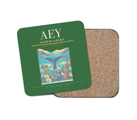Thumbnail for Akureyri Airport AEY Coaster 1-Piece - Green