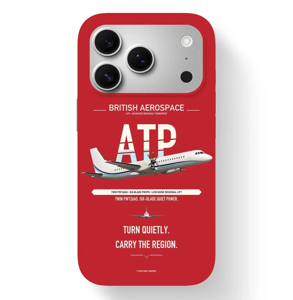 British Aerospace ATP Case design on red iphone case