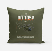Thumbnail for MBB BO 105P PAH-1 design on green army pillow