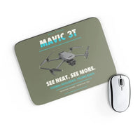 Thumbnail for DJI Mavic 3 Thermal design on green army rectangle mouse pad