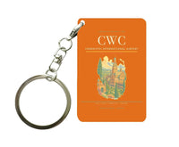 Thumbnail for Chernivtsi International Airport (CWC) design on orange key chain