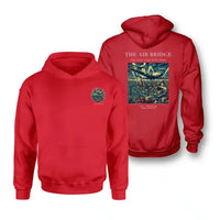 Thumbnail for VINTAGE G4099 - The Air Bridge - Double-Side Hoodie design on red double side