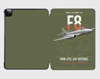 Thumbnail for Gloster Meteor F8 design on green army ipad tablet case