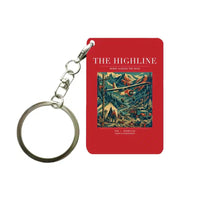 Thumbnail for VINTAGE G4051 - The Highline - Designed Key Chain design on red