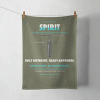Thumbnail for Ascent AeroSystems Spirit design on green army towel