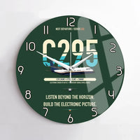 Thumbnail for Airbus C295 SIGINT design on dark green no frame wall clock