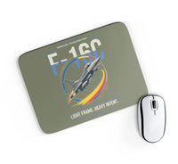 Thumbnail for F-16C Fighting Falcon design on green army rectangle mouse pad