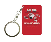 Thumbnail for DJI Flip Key Chain design on red key chain