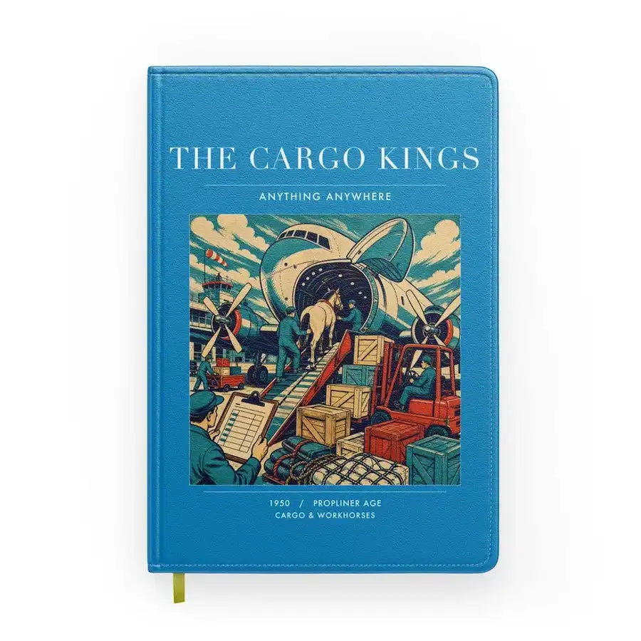 VINTAGE G4085 - The Cargo Kings - Designed Notebooks design on turquoise