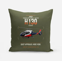 Thumbnail for Airbus H130 design on green army pillow